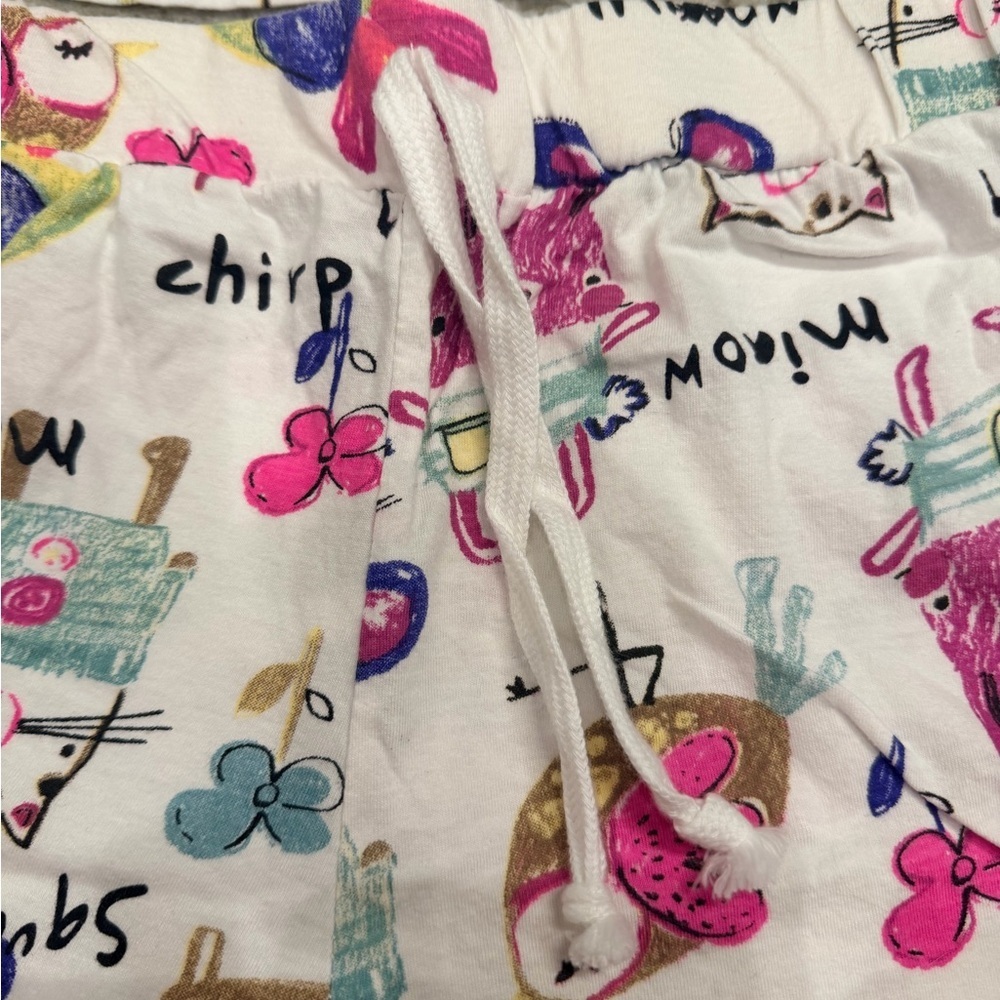 Mia Lucie 2-Piece Cotton Pajama Set Whimsical Animal Print - Picture 5 of 14